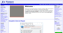 Desktop Screenshot of aplusfreeware.com
