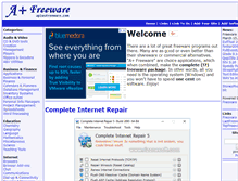 Tablet Screenshot of aplusfreeware.com